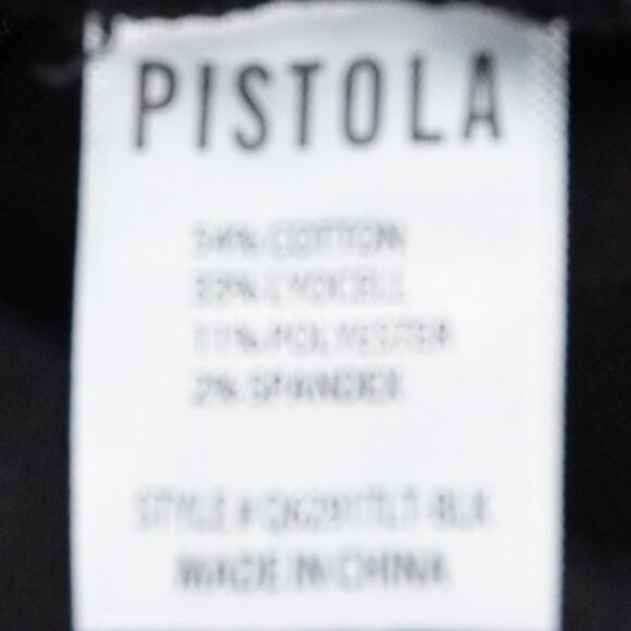 Pistola Black Pull-On Moto Pants Size Medium - Picture 6 of 8